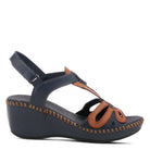 Spring Step SPRING STEP AMUNA T-STRAP SANDALS sandal in navy multi with comfortable everyday design