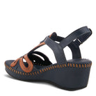 Spring Step SPRING STEP AMUNA T-STRAP SANDALS sandal in navy multi with comfortable everyday design