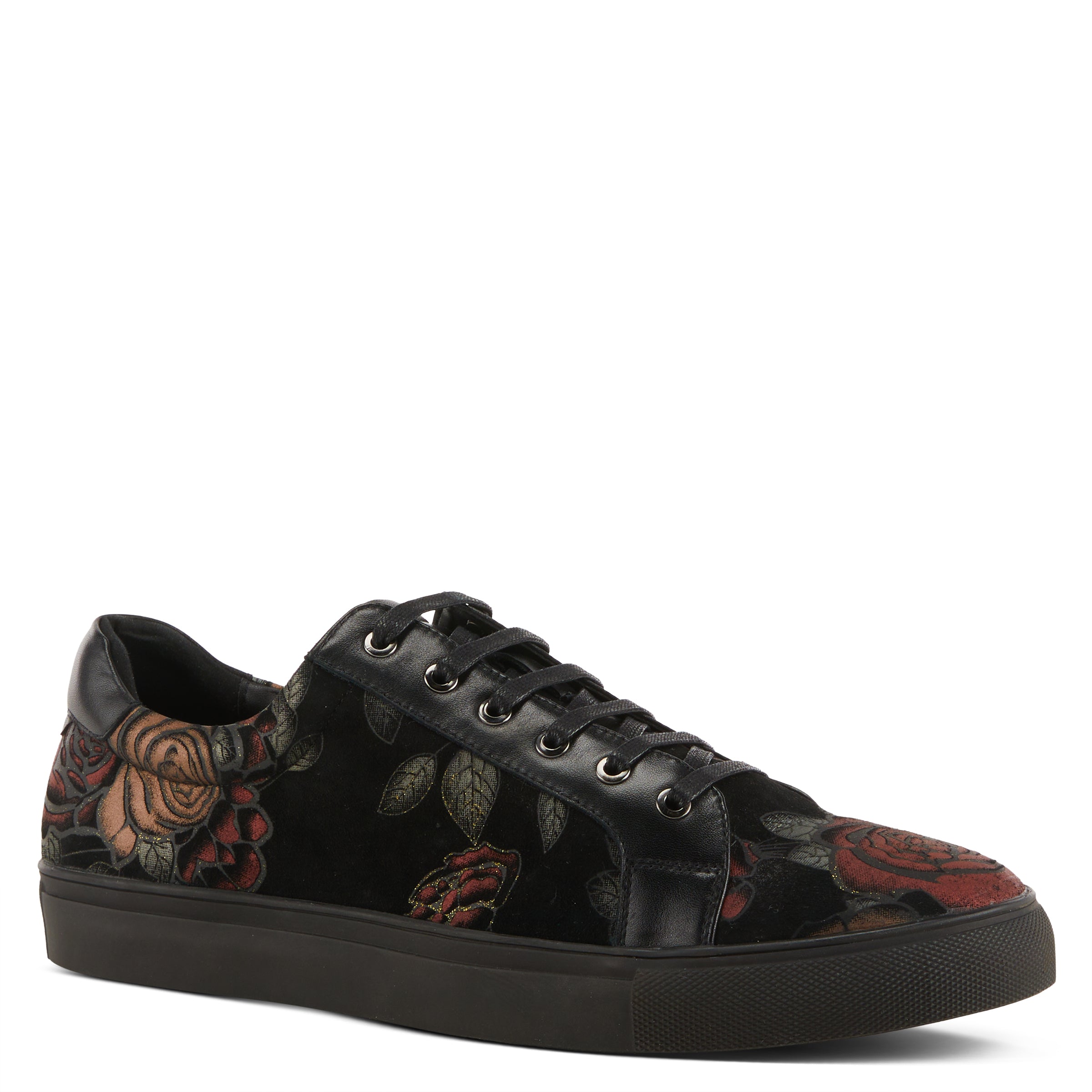 Floral mens sneakers top