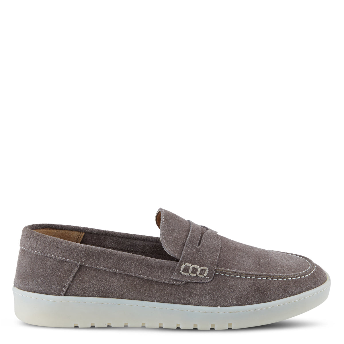 Spring Step SPRING STEP MEN ARLAN SHOES shoe in taupe suede with comfortable everyday design