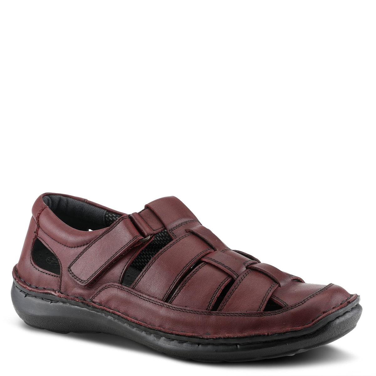 Spring Step SPRING STEP MEN ASPENO CLOSED BACK SANDALS sandal in black with comfortable everyday design