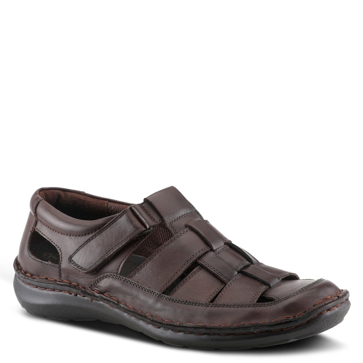 Spring Step Cilo Men Black Leather Sport Sandals  Size 40 (US 7-7.5) NWT Comfort Men Laredo Back Strap Leather Sandals for Men – Spring Step  main image 3