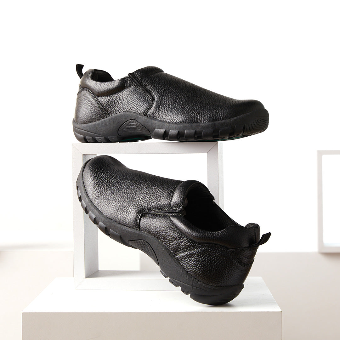 Spring Step Professional Spring Step Professional BECKHAM Men's Shoes work shoe in black with comfortable work design