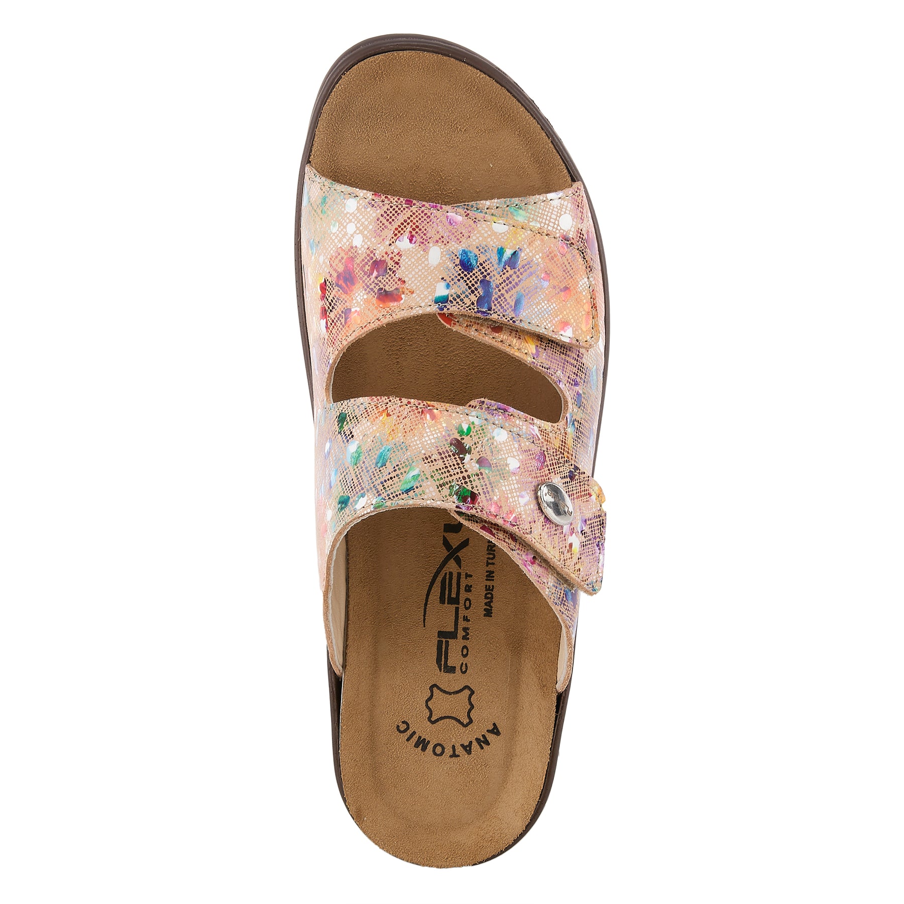 Flexus Bellasa Slide Sandal: Leather Sandals– Spring Step Shoes