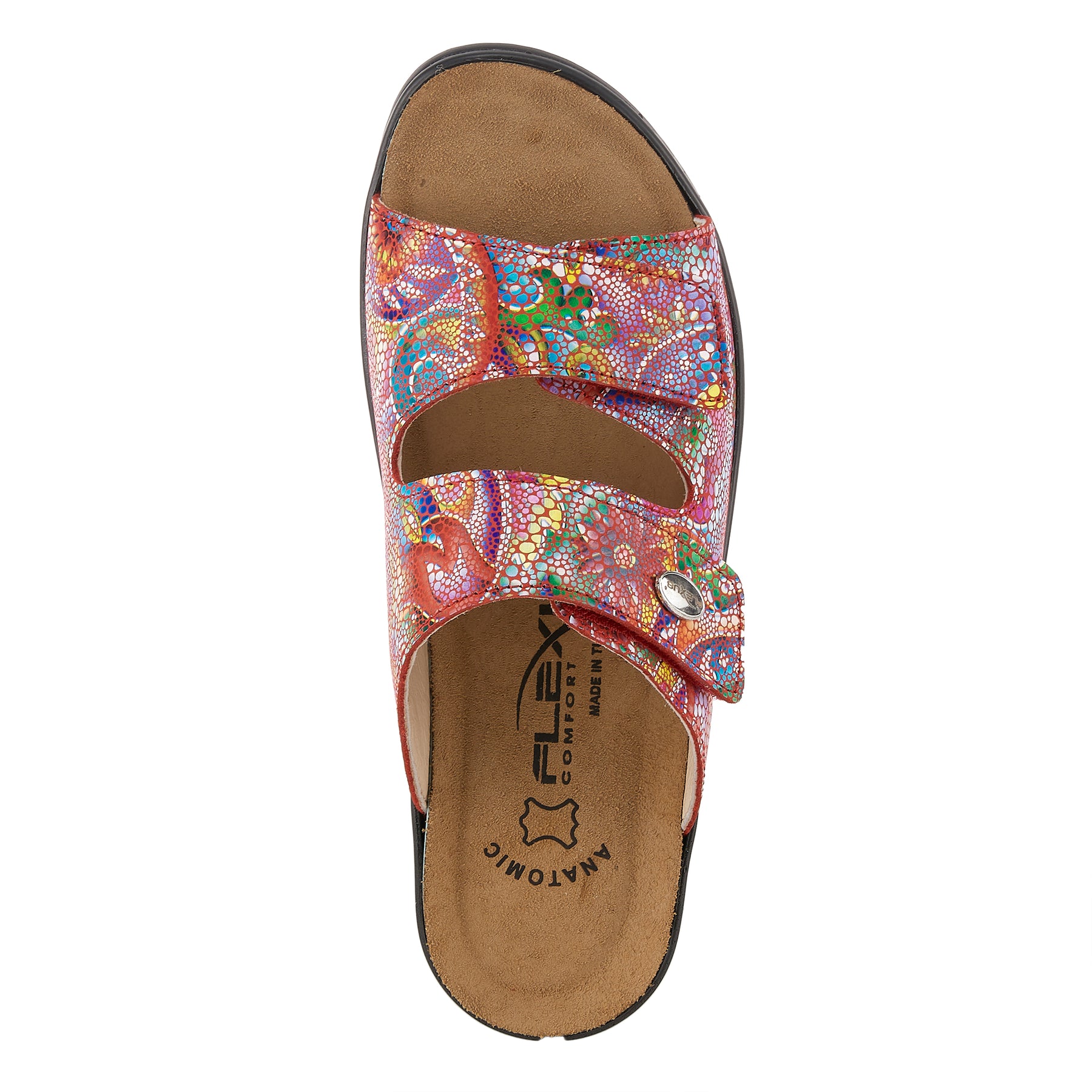 Flexus Bellasa Slide Sandal: Leather Sandals– Spring Step Shoes