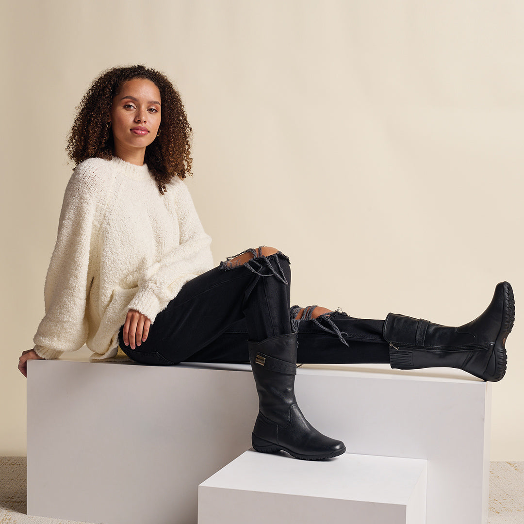 Spring Step SPRING STEP BISMARCK BOOTS boot in black with comfortable everyday design