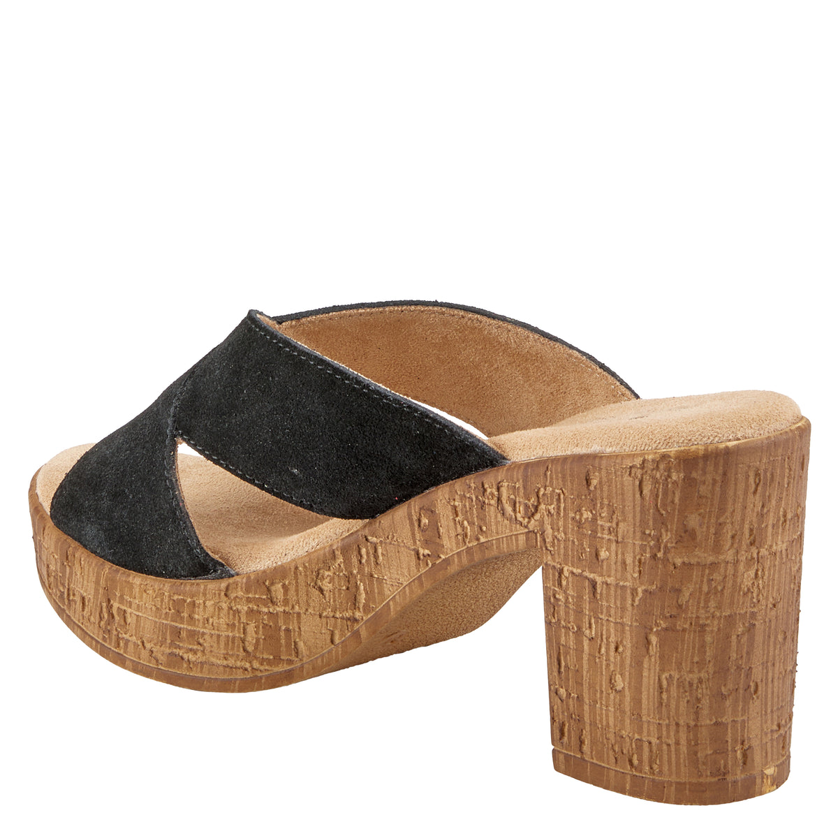 Spring Step SPRING STEP BLANCHAR SANDALS sandal in black suede with comfortable everyday design