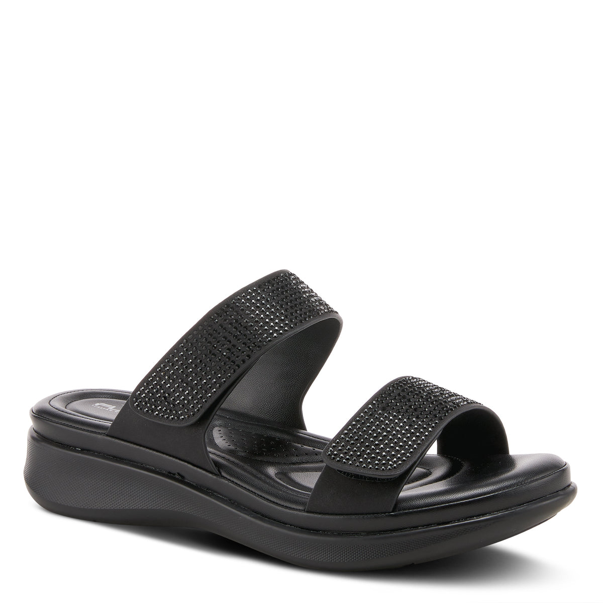 Flexus FLEXUS BLING SLIDE SANDALS sandal in soft gold with flexible sole