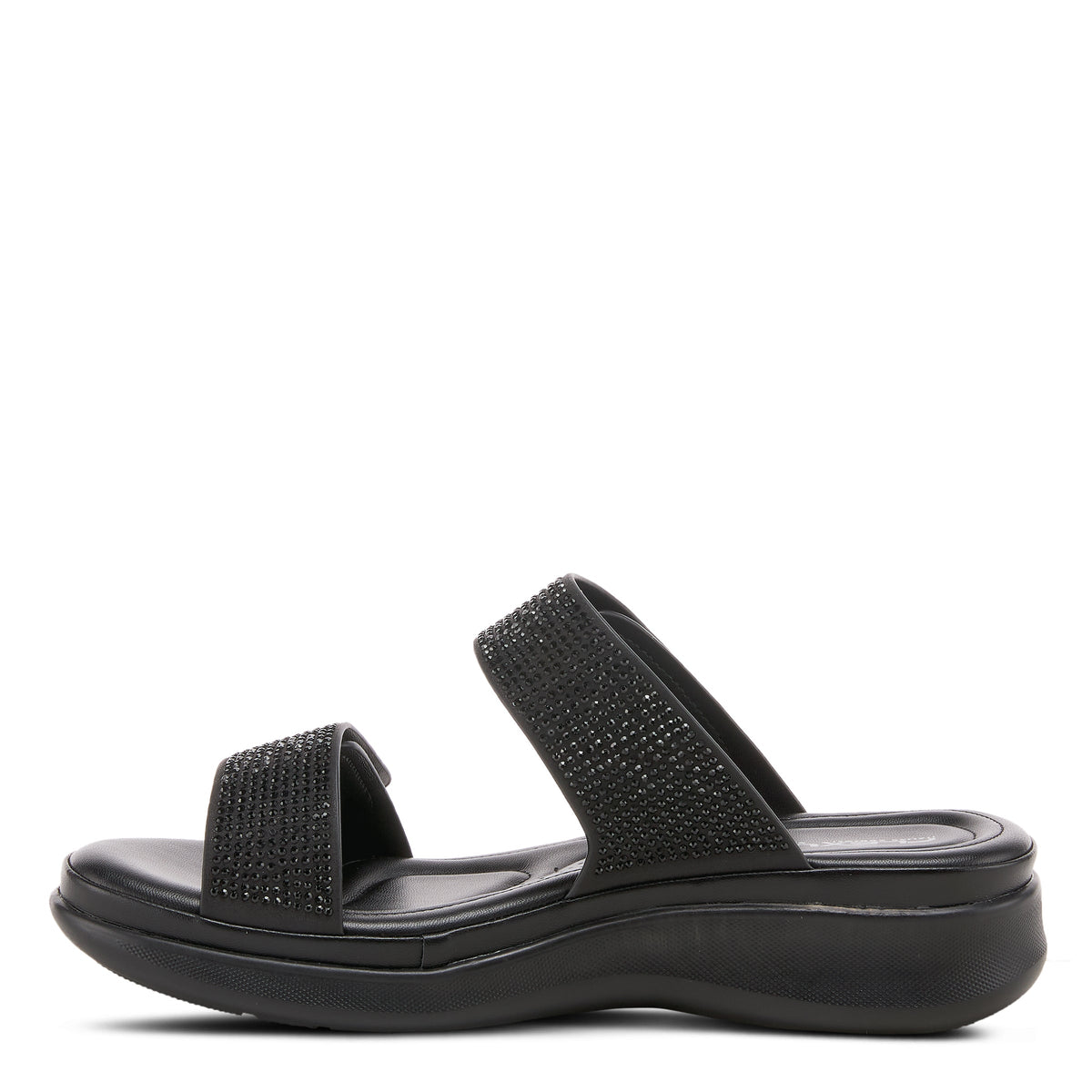 Flexus FLEXUS BLING SLIDE SANDALS sandal in soft gold with flexible sole