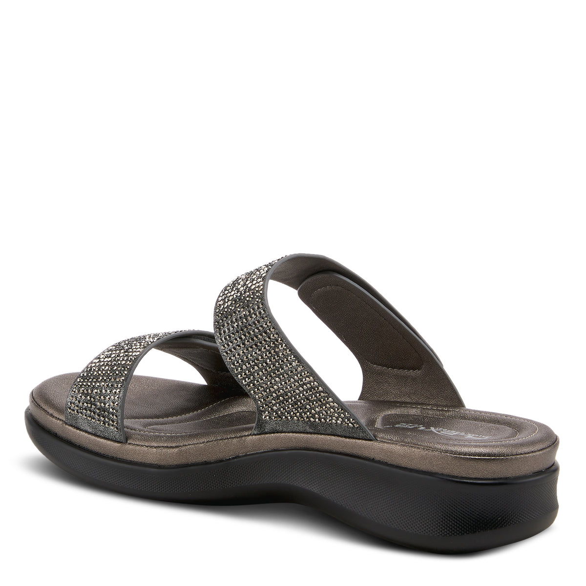 Flexus FLEXUS BLING SLIDE SANDALS sandal in soft gold with flexible sole