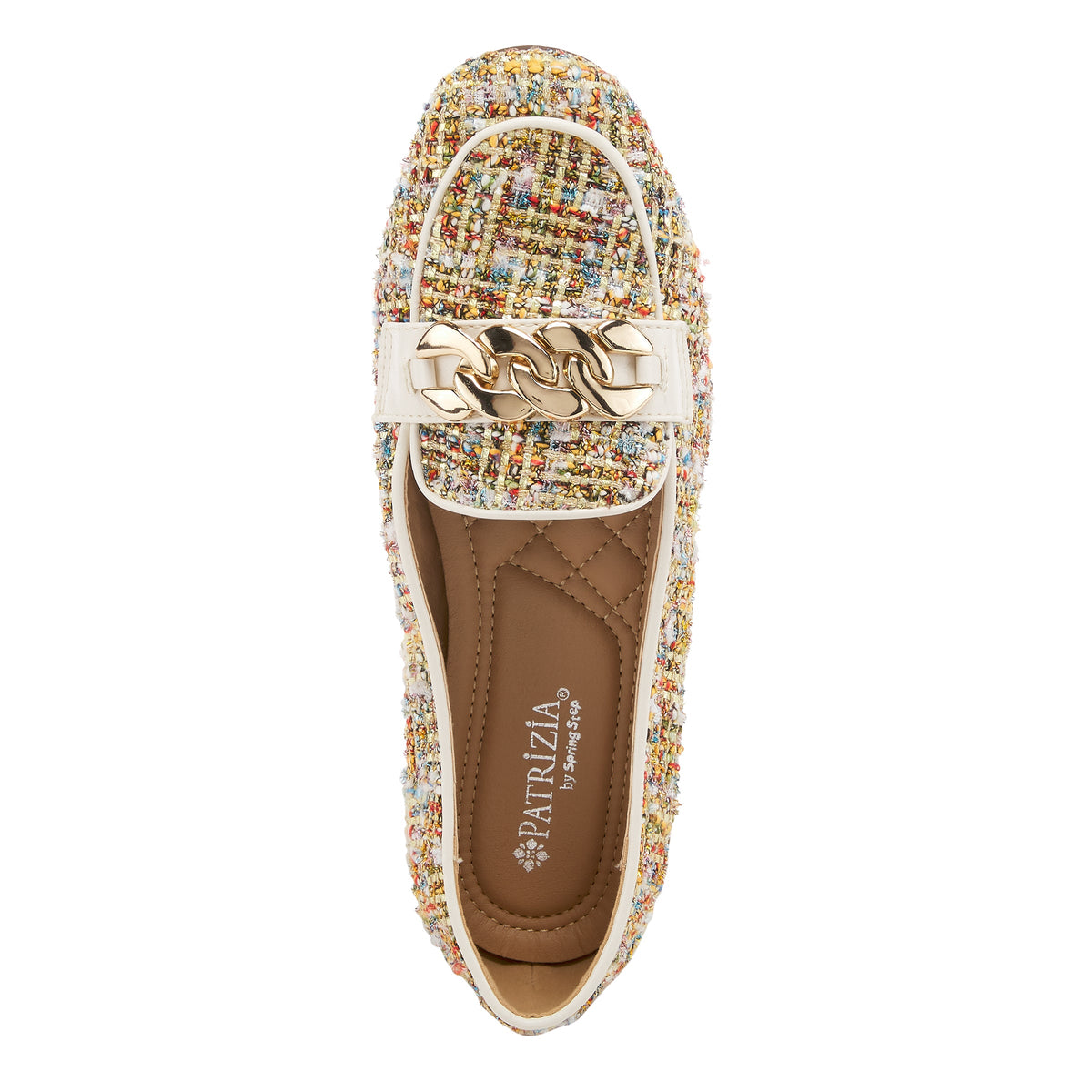 Patrizia PATRIZIA BOUCLE LOAFERS fashion shoe in gold multi with stylish fashion design