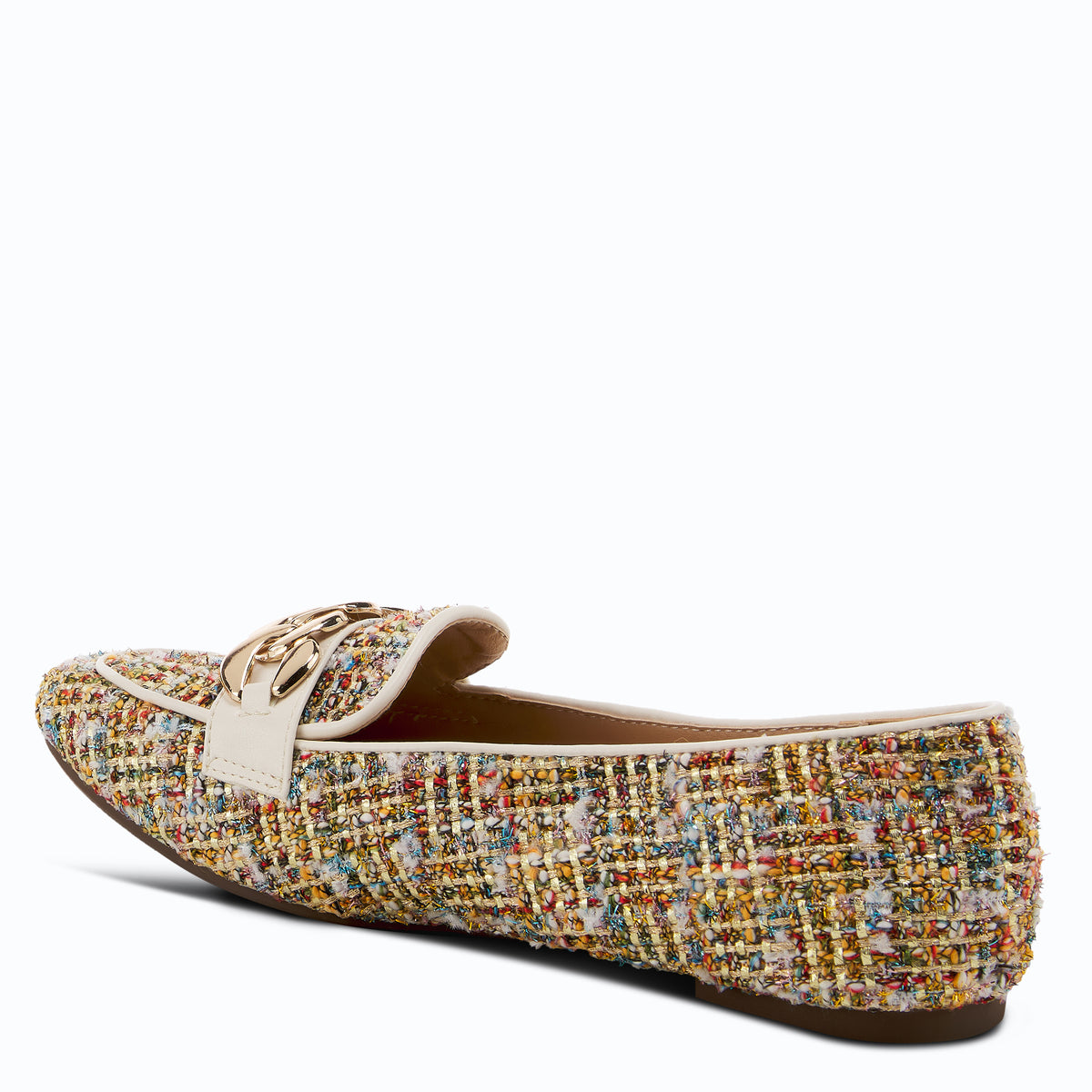 Patrizia PATRIZIA BOUCLE LOAFERS fashion shoe in gold multi with stylish fashion design