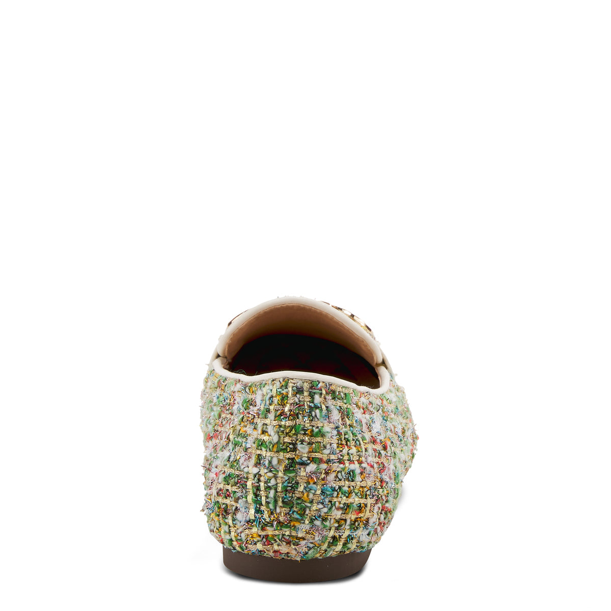 Patrizia PATRIZIA BOUCLE LOAFERS fashion shoe in green multi with stylish fashion design