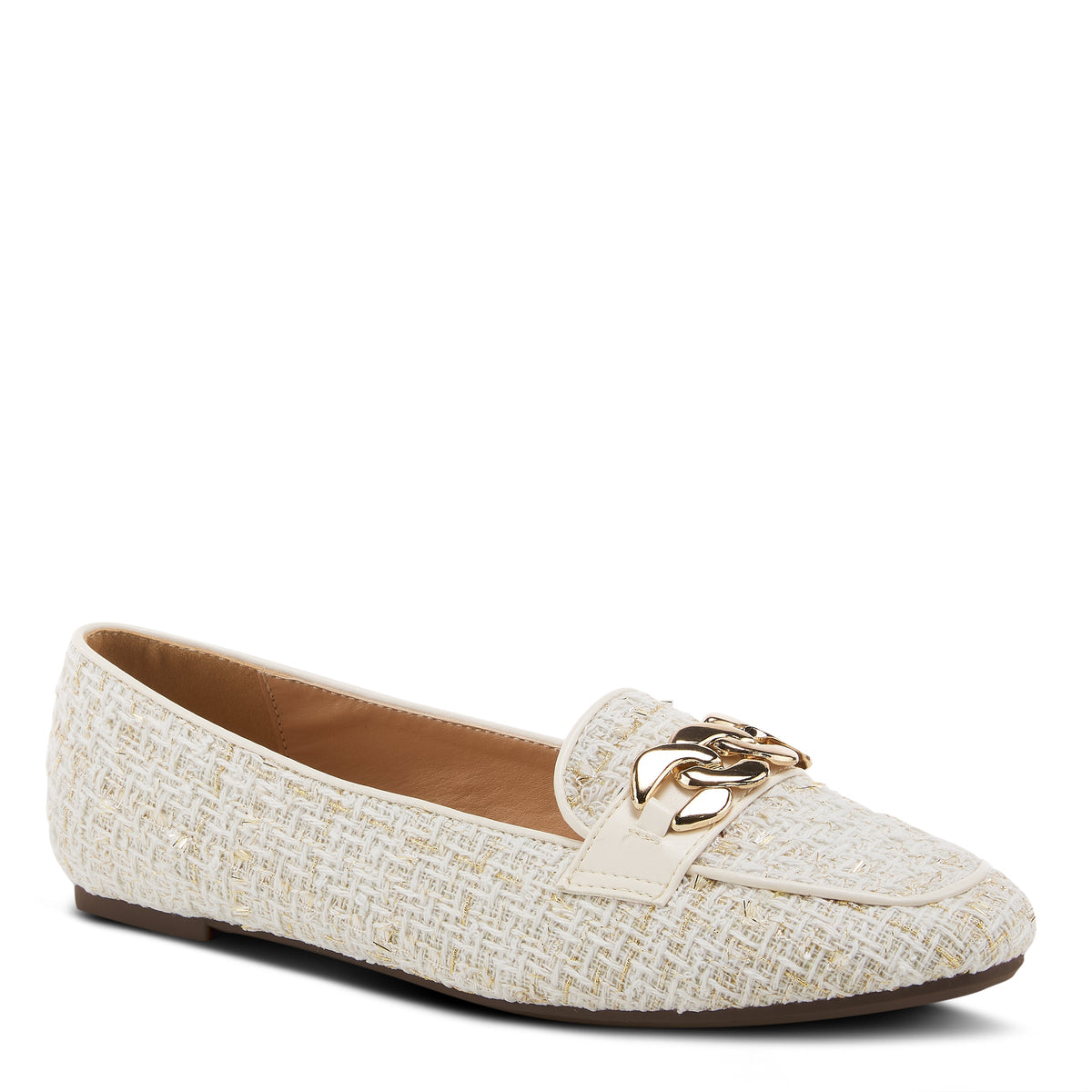 Patrizia PATRIZIA BOUCLE LOAFERS fashion shoe in off white with stylish fashion design