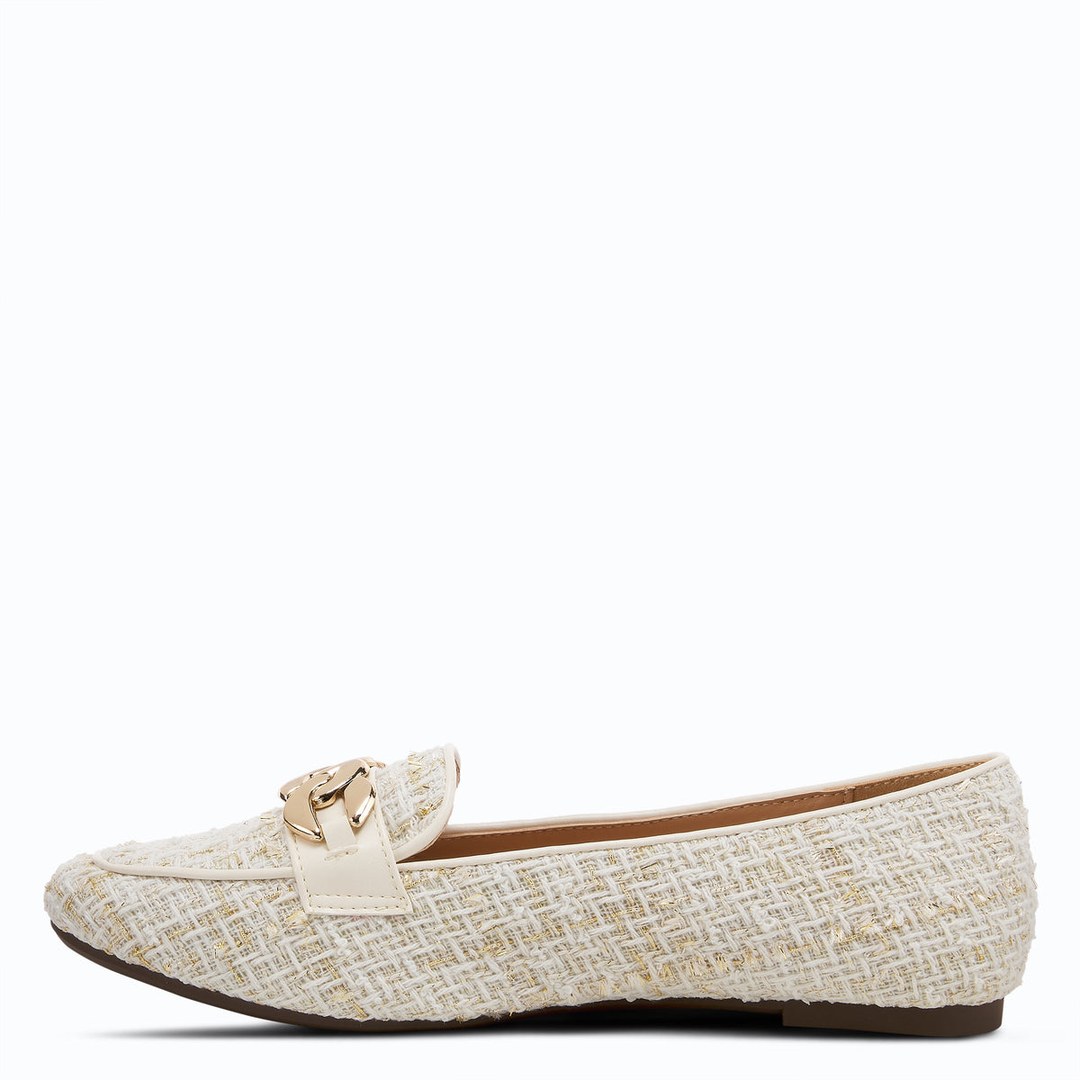 Patrizia PATRIZIA BOUCLE LOAFERS fashion shoe in off white with stylish fashion design