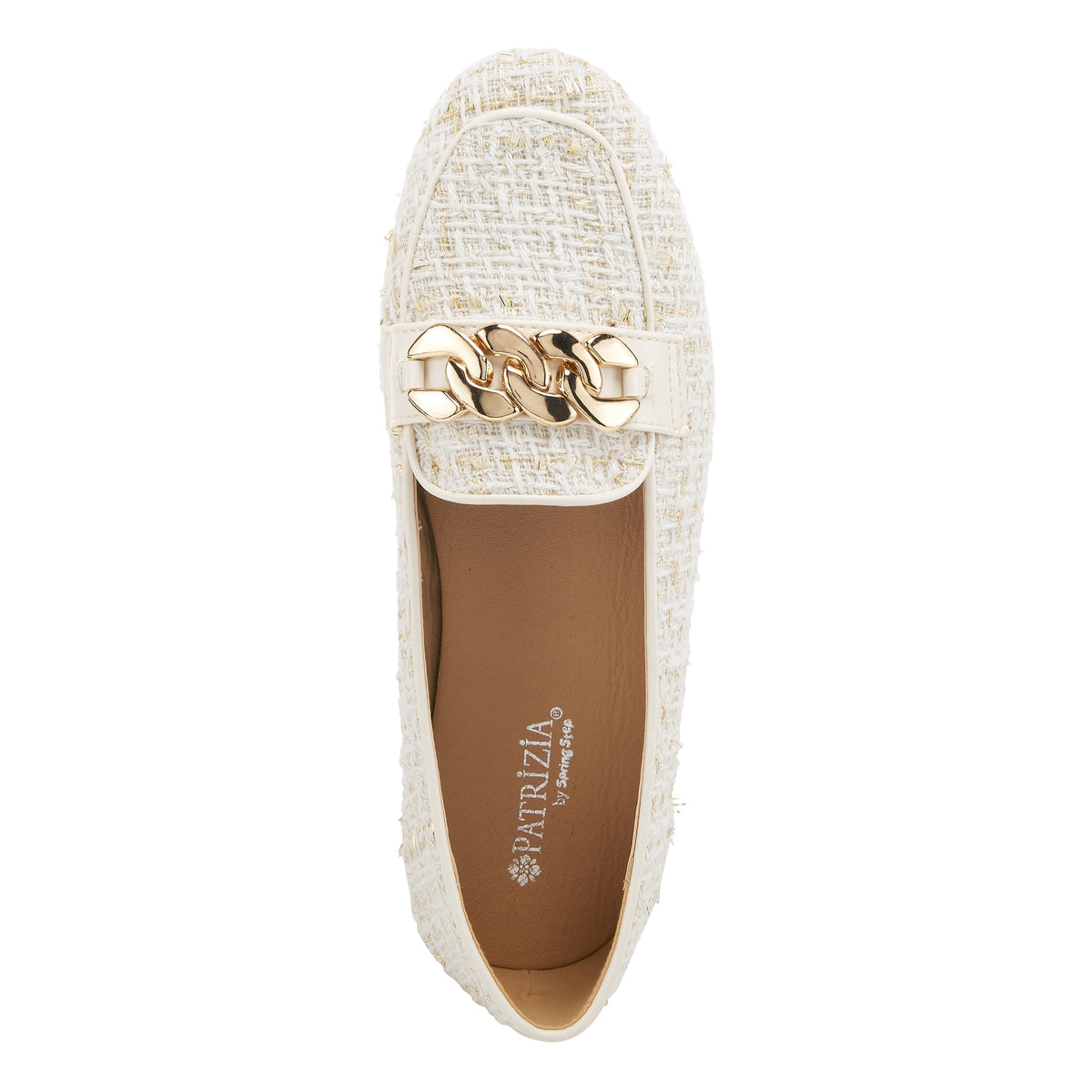 Patrizia PATRIZIA BOUCLE LOAFERS fashion shoe in off white with stylish fashion design