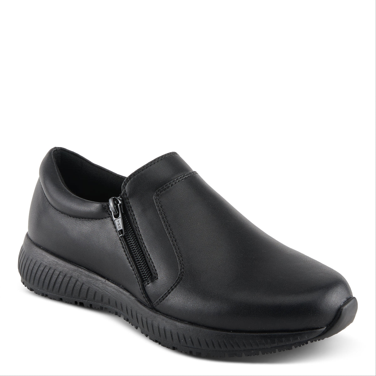 Spring Step Professional SPRING STEP PROFESSIONAL BRANSKI SLIP-ON SHOE slip-on shoe in black with slip-resistant outsole