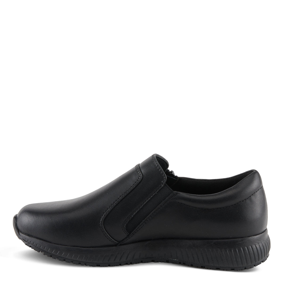 Spring Step Professional SPRING STEP PROFESSIONAL BRANSKI SLIP-ON SHOE slip-on shoe in black with slip-resistant outsole