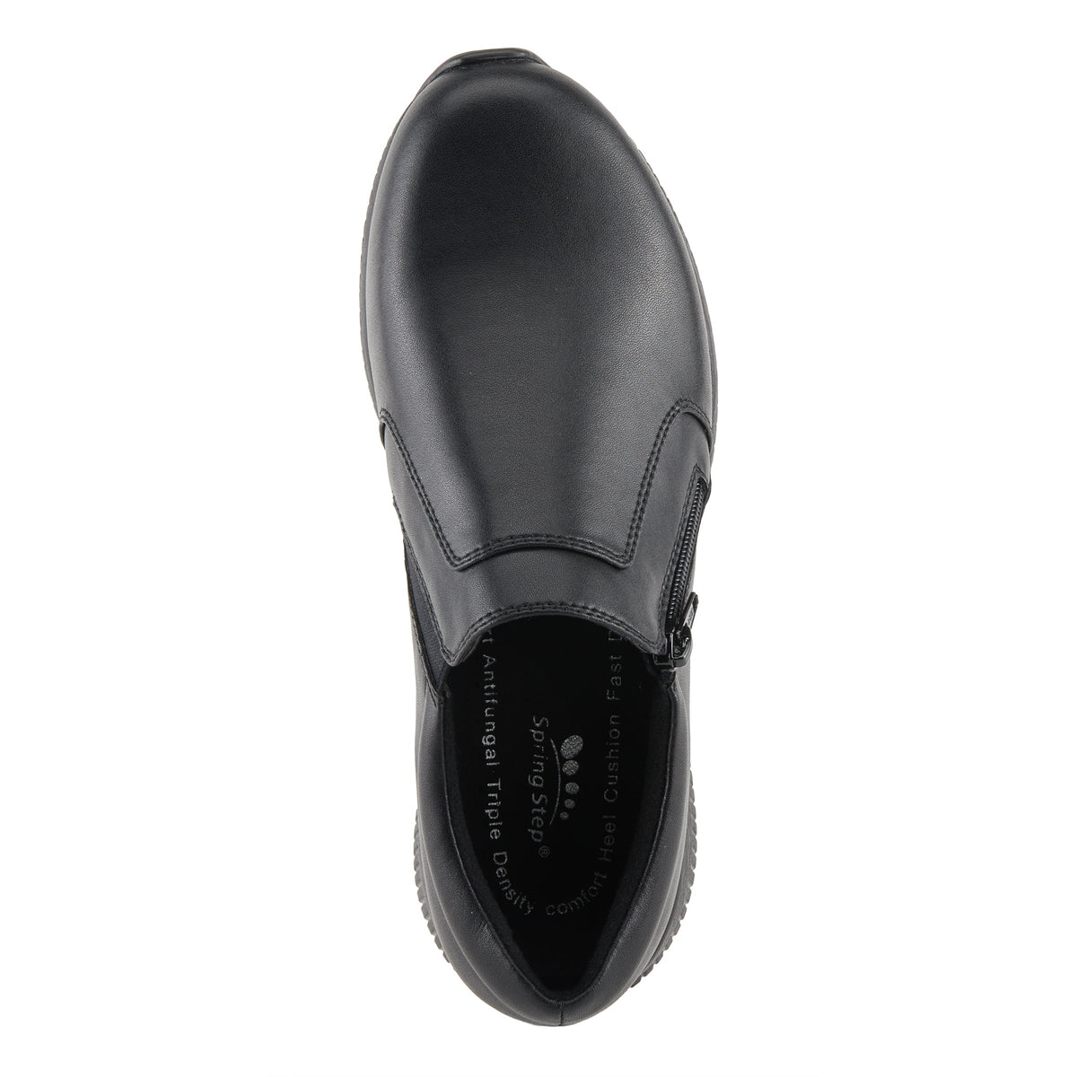Spring Step Professional SPRING STEP PROFESSIONAL BRANSKI SLIP-ON SHOE slip-on shoe in black with slip-resistant outsole