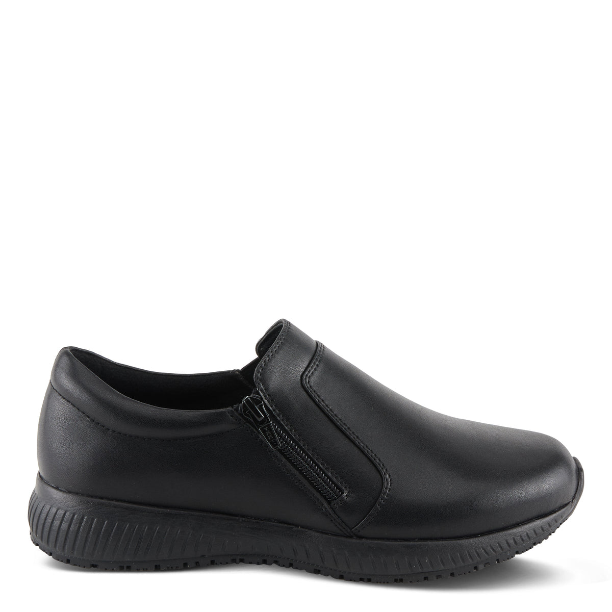 Spring Step Professional SPRING STEP PROFESSIONAL BRANSKI SLIP-ON SHOE slip-on shoe in black with slip-resistant outsole