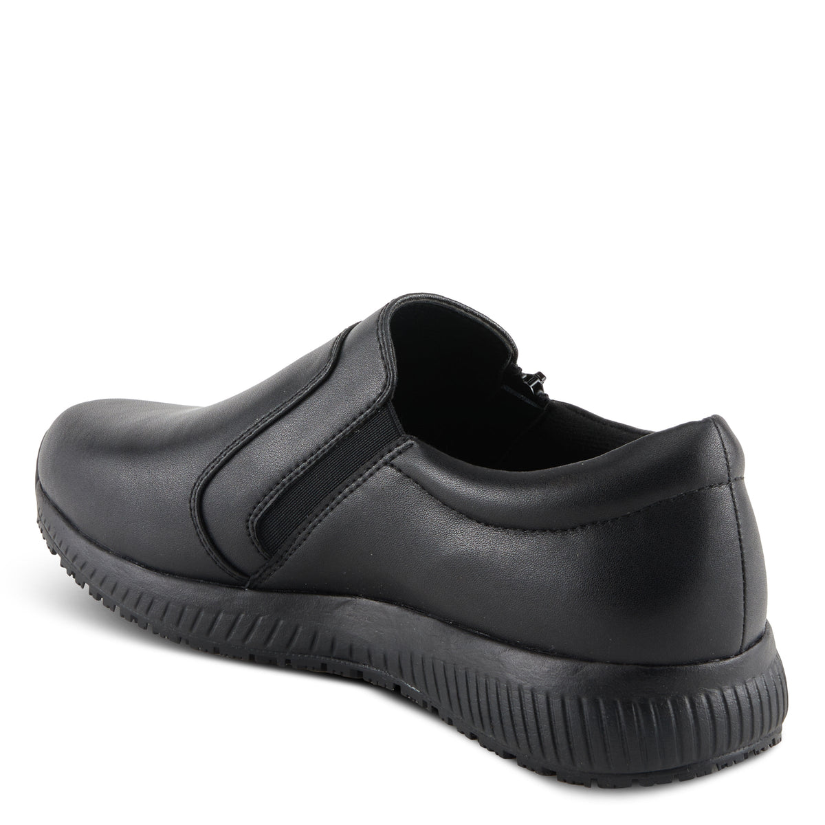 Spring Step Professional SPRING STEP PROFESSIONAL BRANSKI SLIP-ON SHOE slip-on shoe in black with slip-resistant outsole