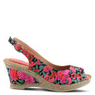 Patrizia PATRIZIA CANDACE-BLOOM SLINGBACK SANDALS sandal in black multi with stylish fashion design