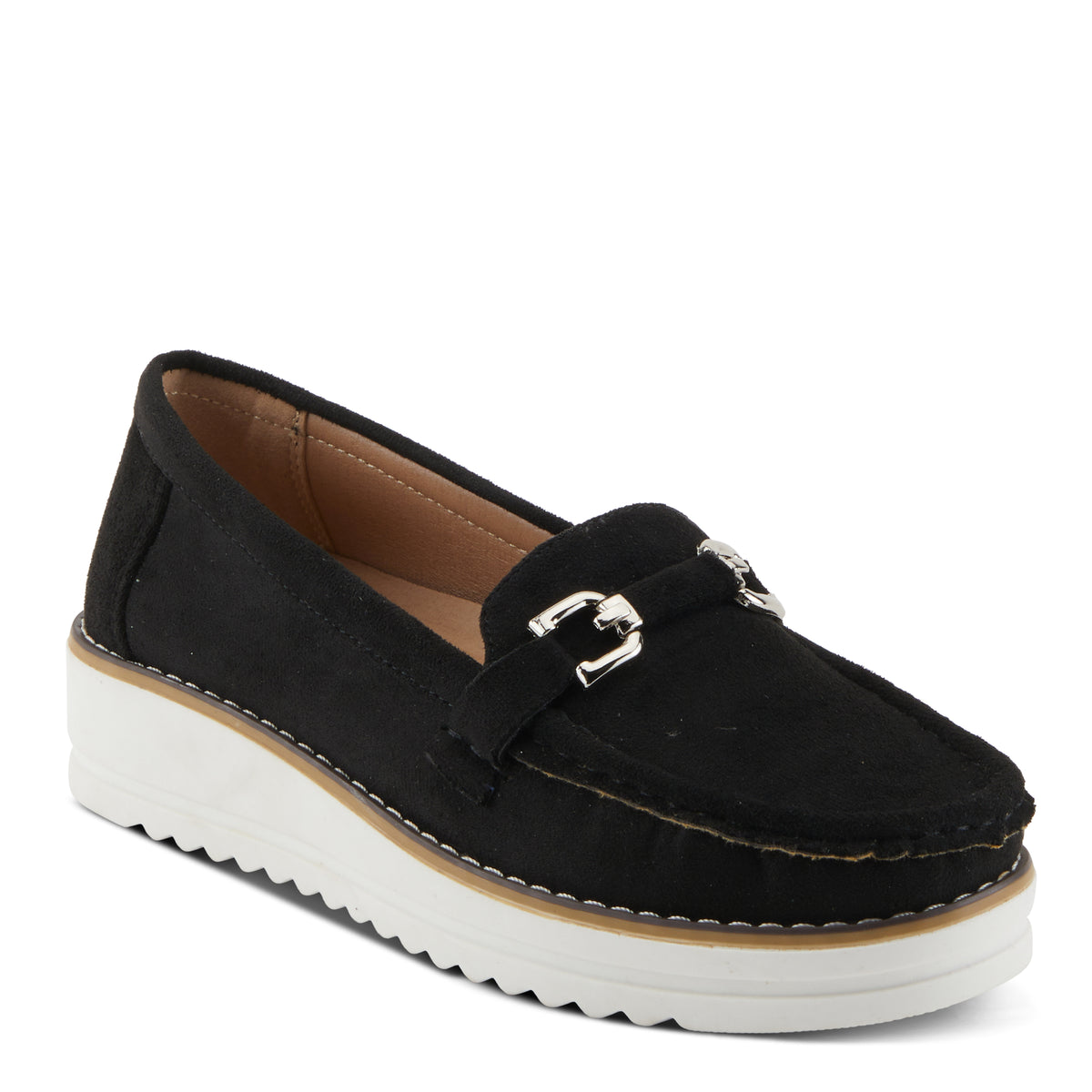 Flexus FLEXUS CANTON SHOES comfort shoe in black with flexible sole