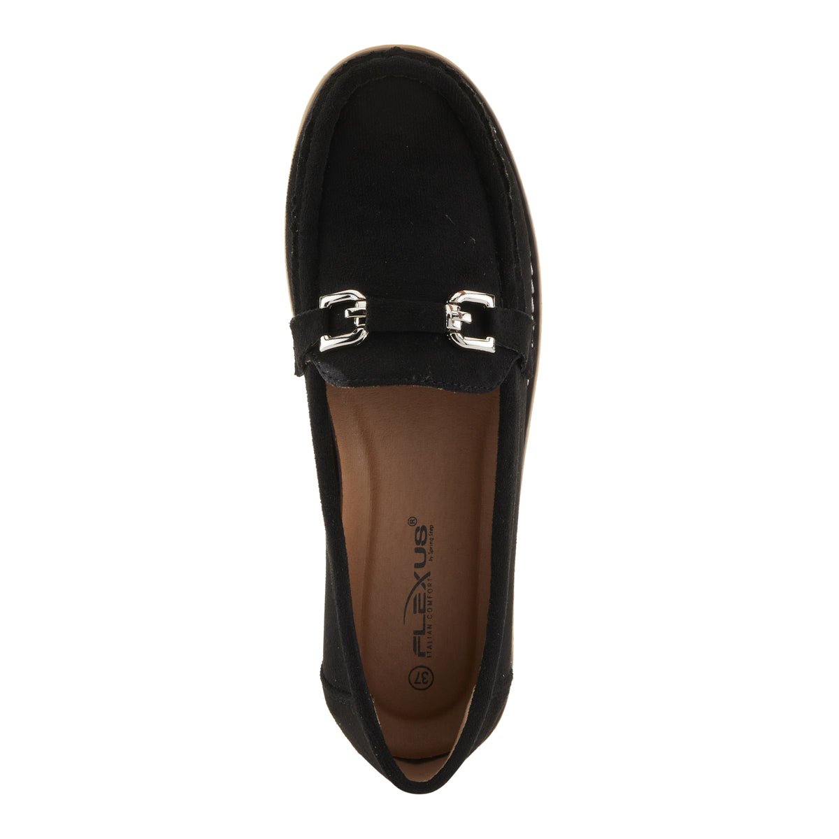 Flexus FLEXUS CANTON SHOES comfort shoe in black with flexible sole