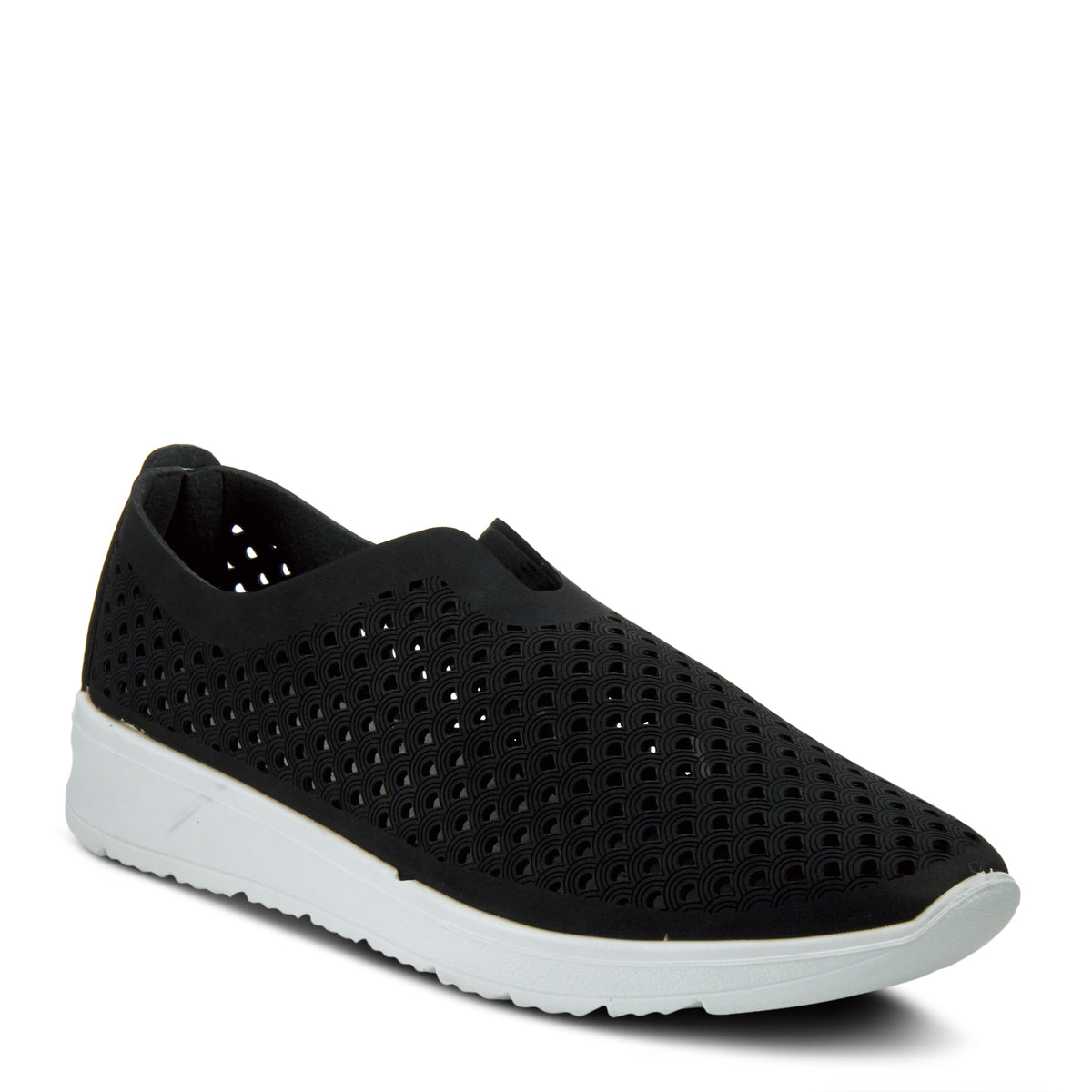 Flexus FLEXUS CENTRICS SLIP-ON SHOE comfort shoe in black with flexible sole