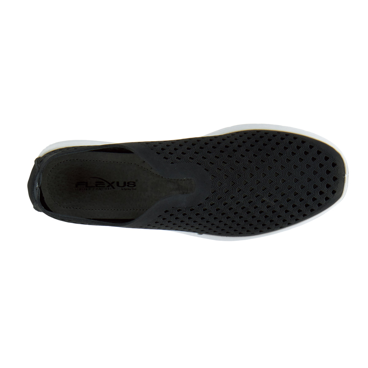 Flexus FLEXUS CENTRICS SLIP-ON SHOE comfort shoe in black with flexible sole