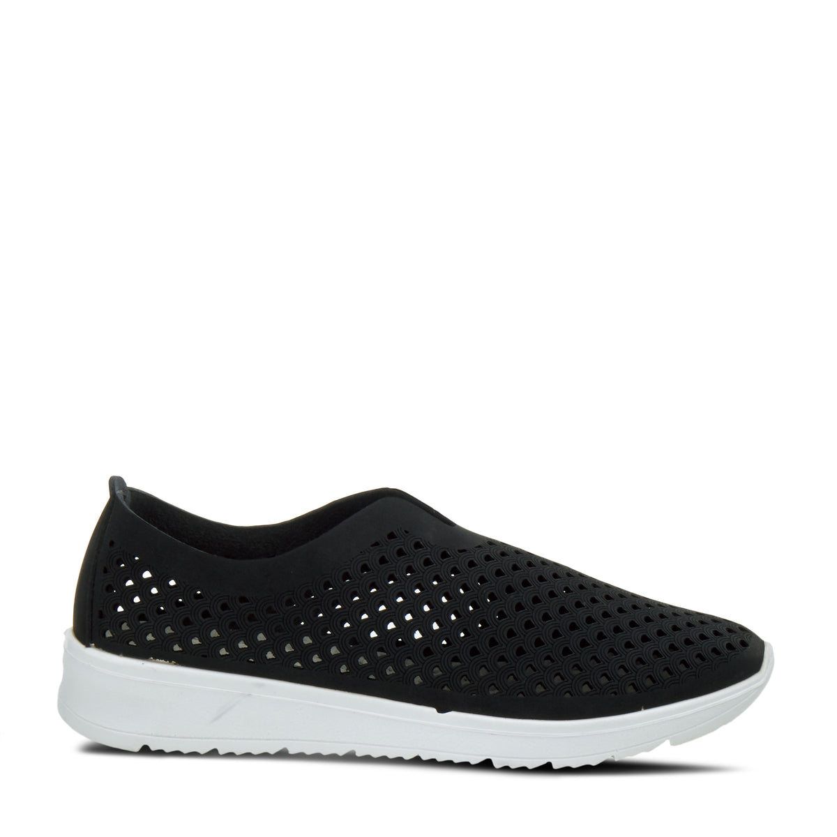 Flexus FLEXUS CENTRICS SLIP-ON SHOE comfort shoe in black with flexible sole