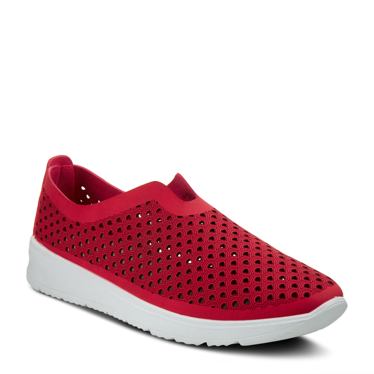 Flexus FLEXUS CENTRICS SLIP-ON SHOE comfort shoe in red with flexible sole