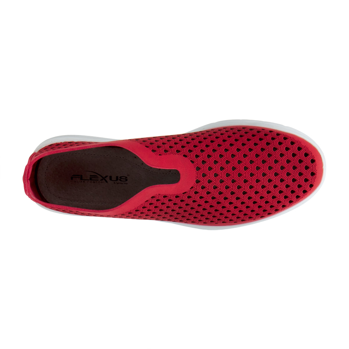 Flexus FLEXUS CENTRICS SLIP-ON SHOE comfort shoe in red with flexible sole