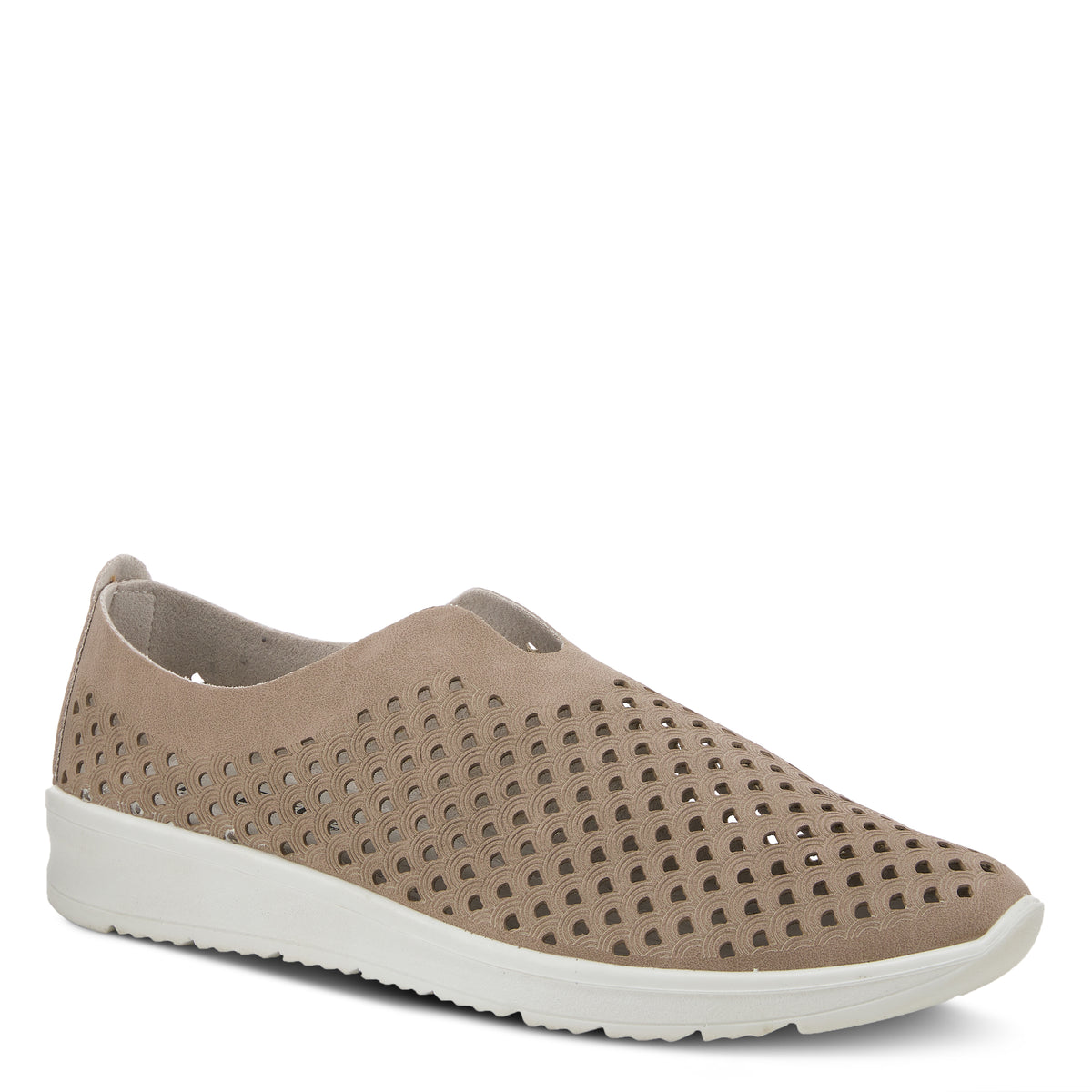Flexus FLEXUS CENTRICS SLIP-ON SHOE comfort shoe in taupe with flexible sole