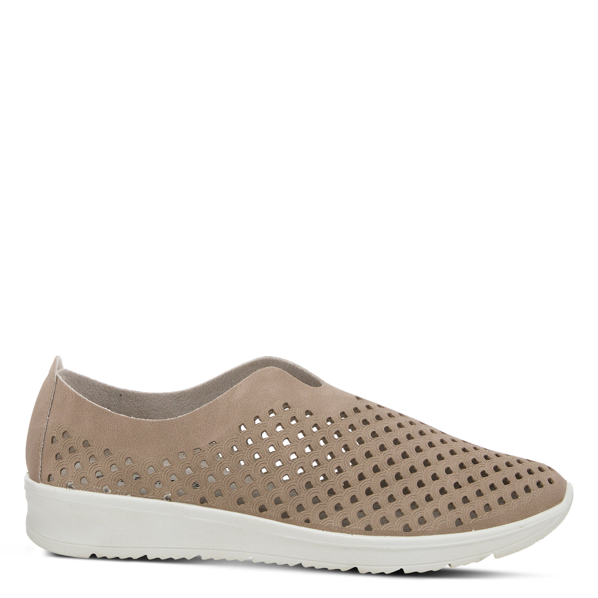 Flexus FLEXUS CENTRICS SLIP-ON SHOE comfort shoe in taupe with flexible sole
