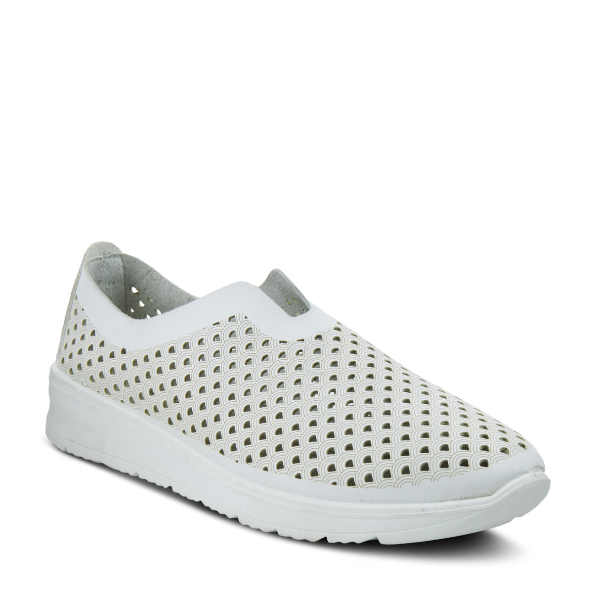 Flexus FLEXUS CENTRICS SLIP-ON SHOE comfort shoe in white with flexible sole