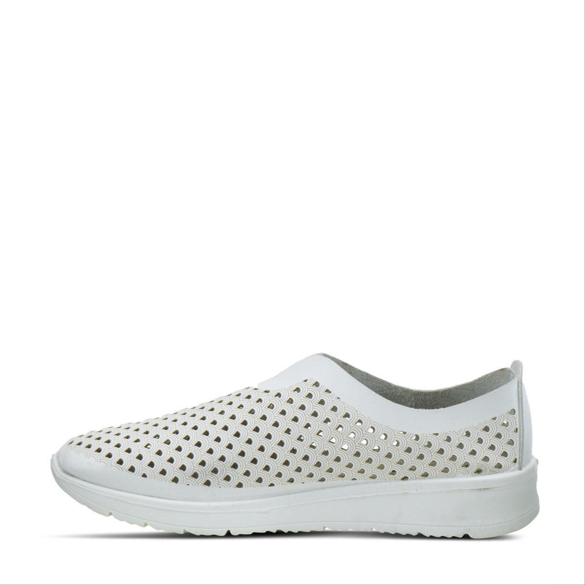 Flexus FLEXUS CENTRICS SLIP-ON SHOE comfort shoe in white with flexible sole