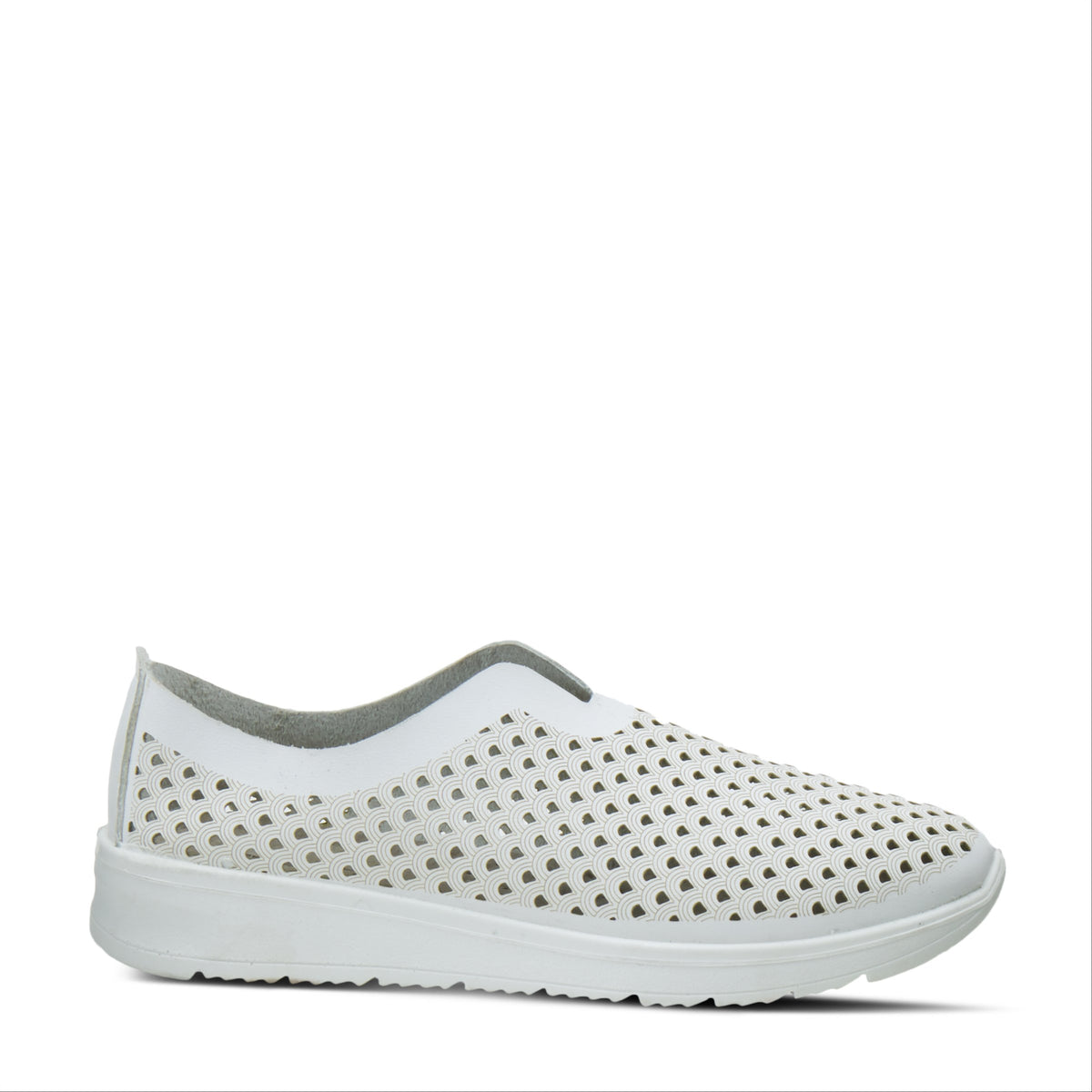 Flexus FLEXUS CENTRICS SLIP-ON SHOE comfort shoe in white with flexible sole