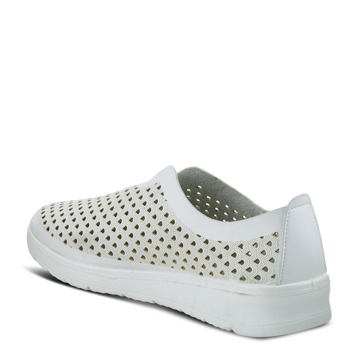Flexus FLEXUS CENTRICS SLIP-ON SHOE comfort shoe in white with flexible sole