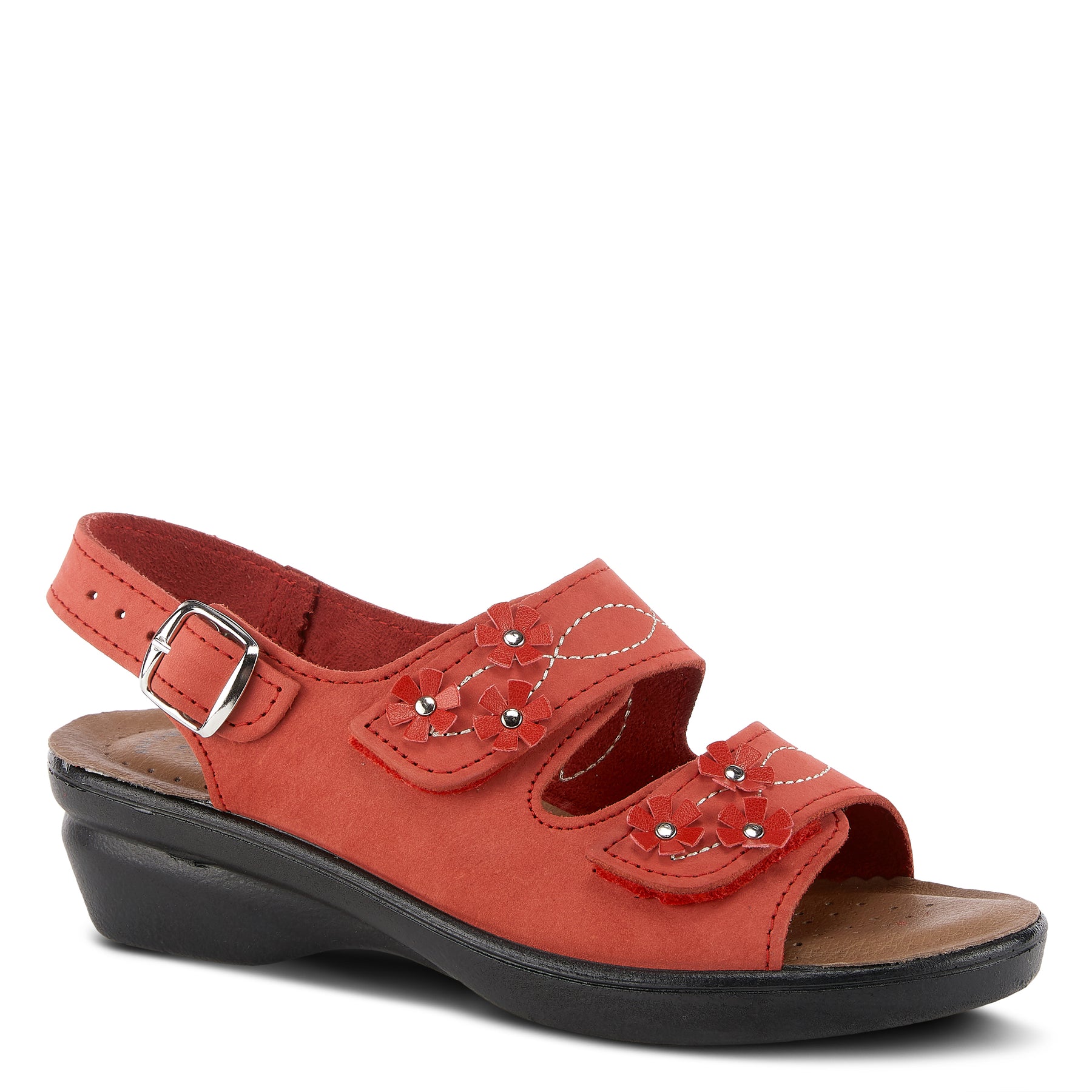 Flexus Ceri Sandal With Leather Padded Insole â Spring Step Shoes