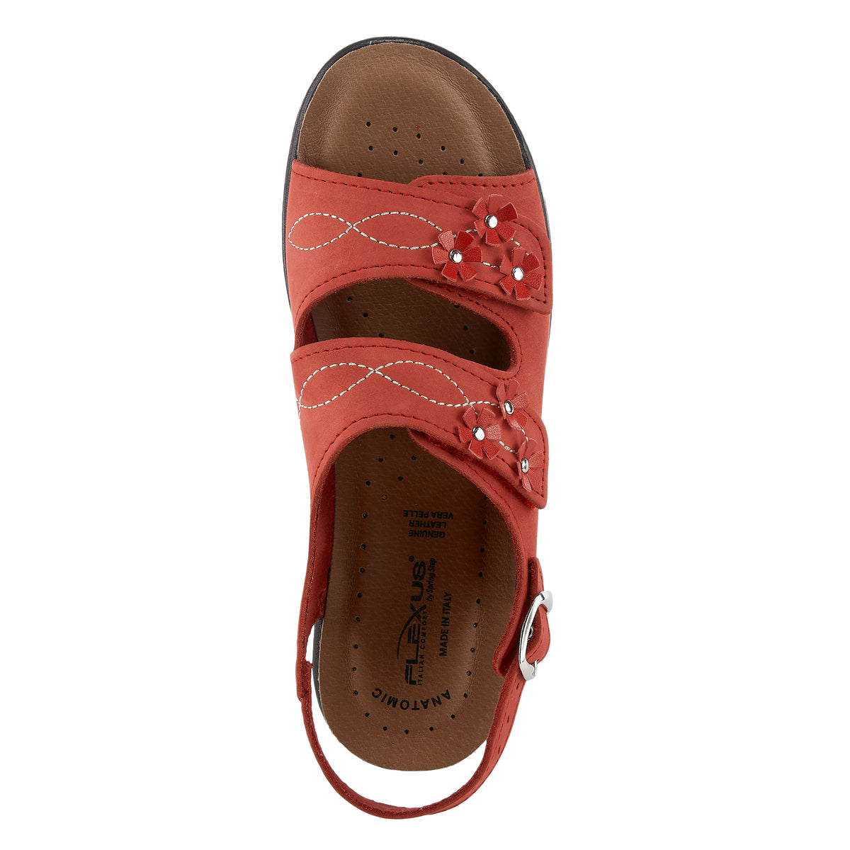 Flexus FLEXUS CERI SANDAL sandal in red with flexible sole