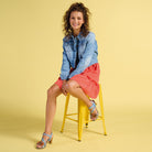 L'Artiste L'ARTISTE CHAGELL SANDALS sandal in blue multi with handcrafted leather design