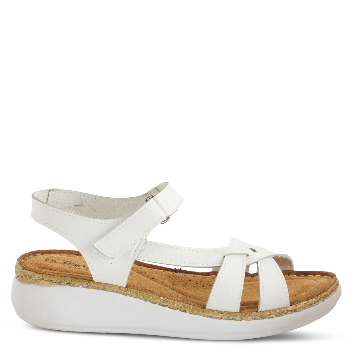 Flexus FLEXUS CHAMBRIA SANDAL sandal in white with flexible sole