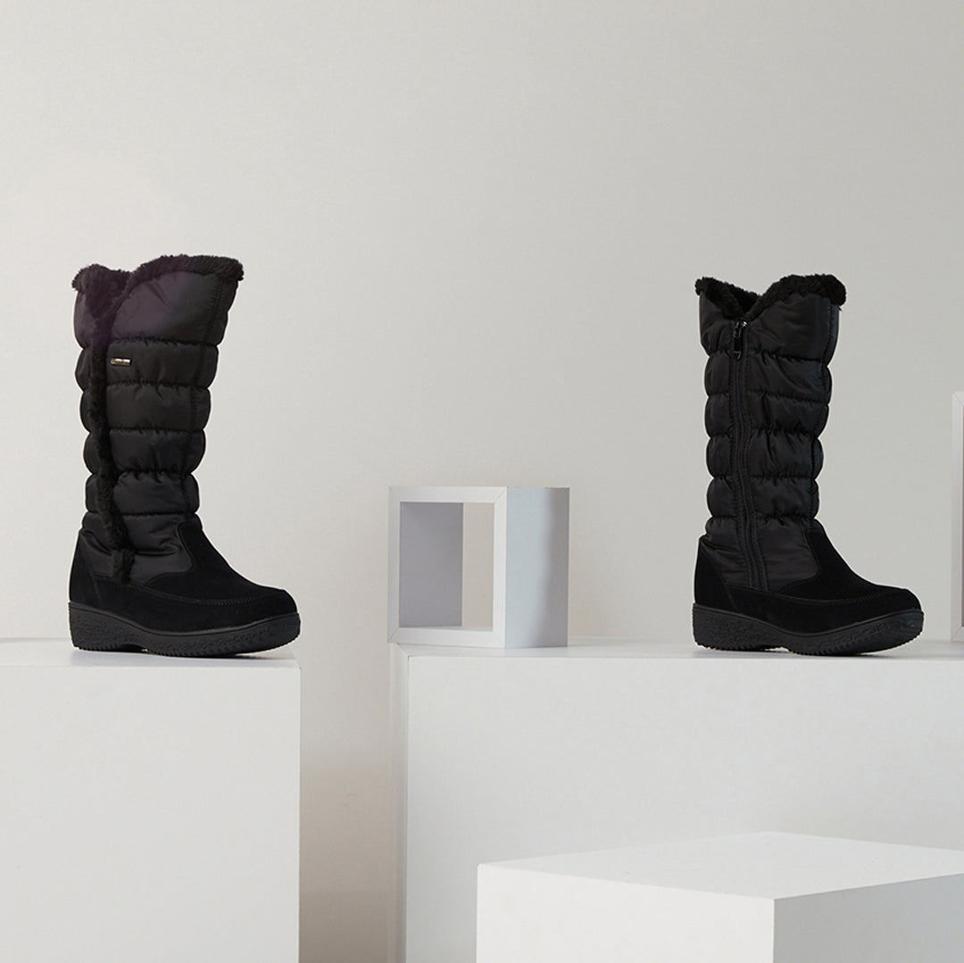 Flexus FLEXUS CITYWALK TALL WATERPROOF BOOT boot in black with flexible sole