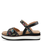 L'Artiste L'ARTISTE CLARA PLATFORM SANDALS sandal in grey multi with handcrafted leather design