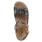 L'Artiste L'ARTISTE CLARA PLATFORM SANDALS sandal in grey multi with handcrafted leather design