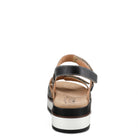 L'Artiste L'ARTISTE CLARA PLATFORM SANDALS sandal in black multi with handcrafted leather design
