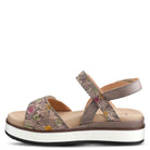 L'Artiste L'ARTISTE CLARA PLATFORM SANDALS sandal in yellow multi with handcrafted leather design