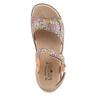 L'Artiste L'ARTISTE CLARA PLATFORM SANDALS sandal in grey multi with handcrafted leather design