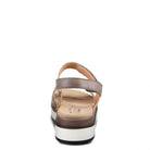 L'Artiste L'ARTISTE CLARA PLATFORM SANDALS sandal in grey multi with handcrafted leather design